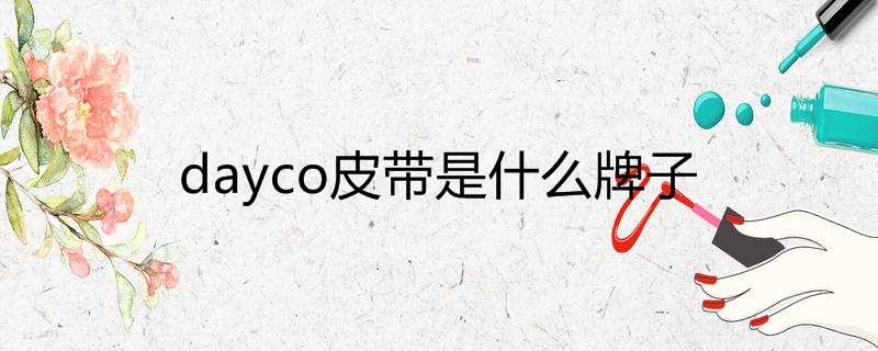 dayco皮带是什么牌子