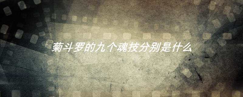 菊斗罗的九个魂技分别是什么 菊斗罗的九个魂技分别是什么