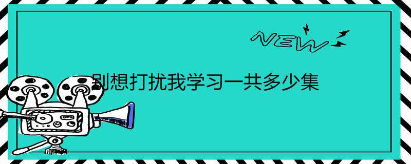 别想打扰我学习一共多少集