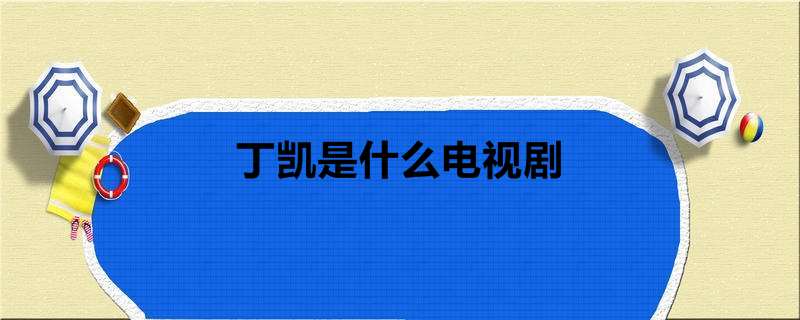丁凯是什么电视剧