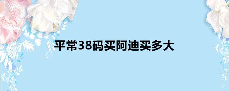 平常38码买阿迪买多大