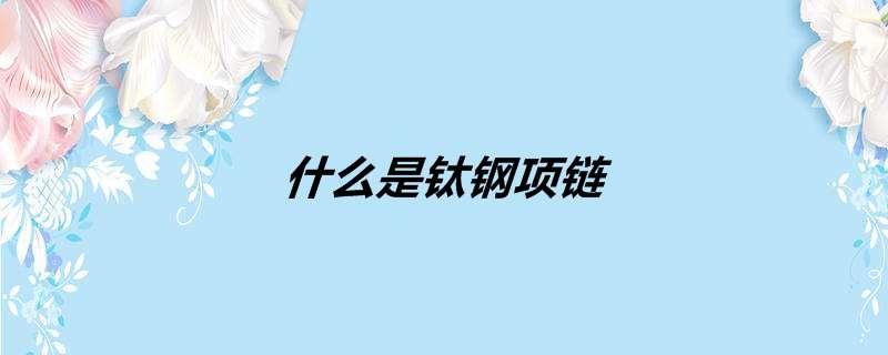 什么是钛钢项链