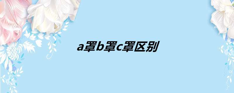 a罩b罩c罩区别