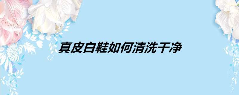 真皮白鞋如何清洗干净