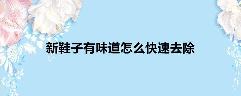 新鞋子有味道怎么快速去除