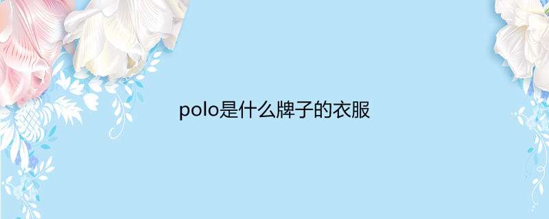 polo是什么牌子的衣服