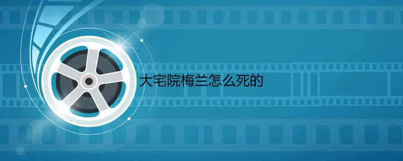 大宅院梅兰怎么死的