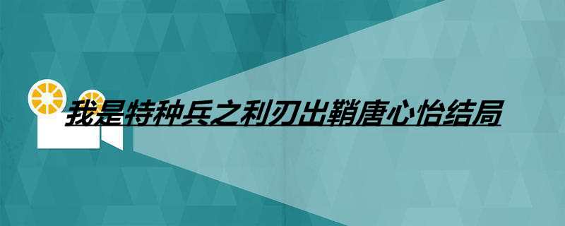 我是特种兵之利刃出鞘唐心怡结局