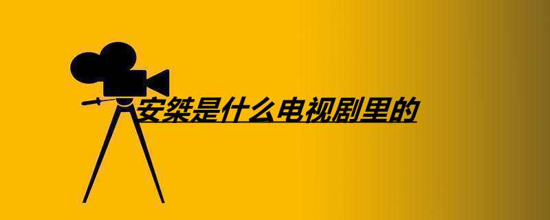 安桀是什么电视剧里的