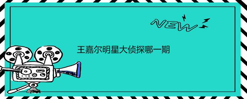 王嘉尔明星大侦探哪一期