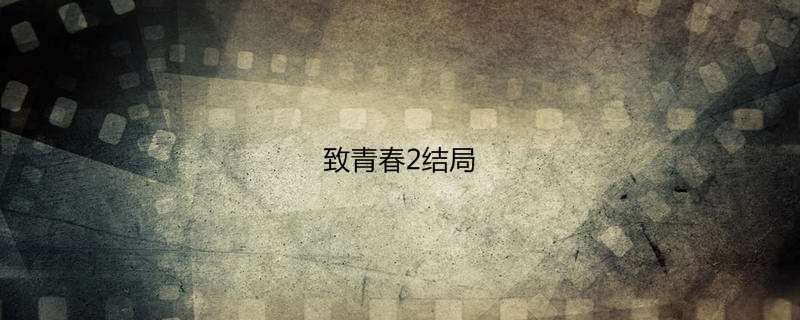 致青春2结局