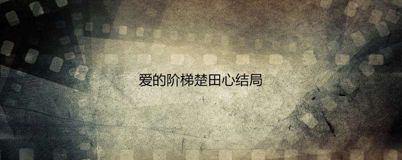 爱的阶梯楚田心结局