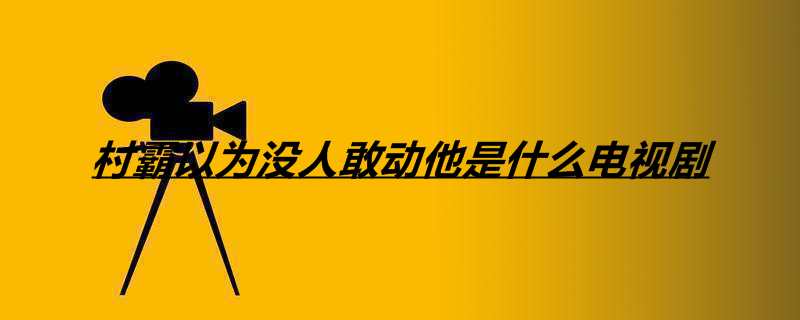 村霸以为没人敢动他是什么电视剧