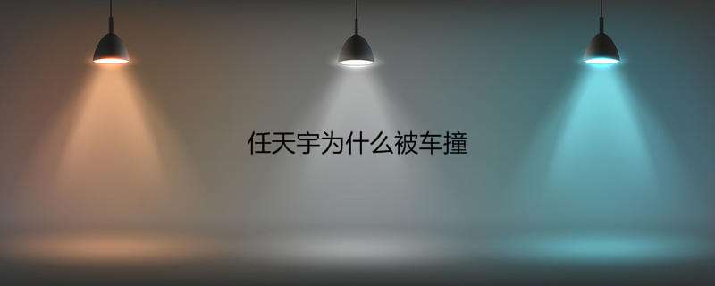 任天宇为什么被车撞
