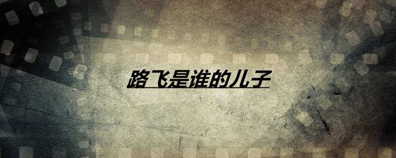 路飞是谁的儿子