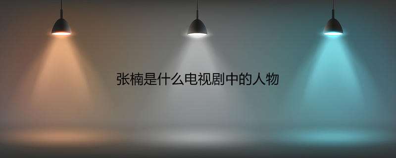 张楠是什么电视剧中的人物