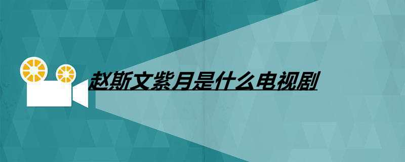 赵斯文紫月是什么电视剧