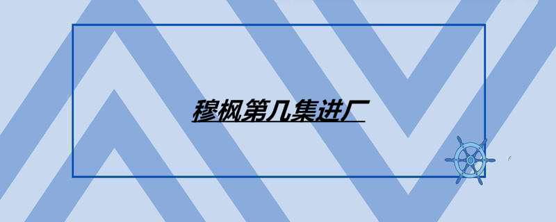穆枫第几集进厂