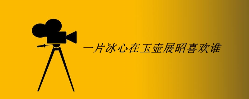 一片冰心在玉壶展昭喜欢谁
