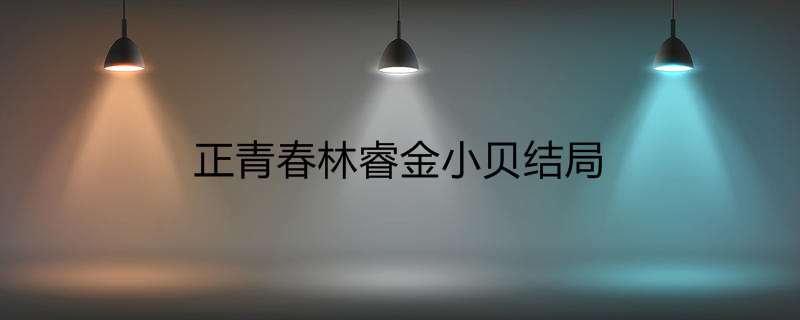正青春林睿金小贝结局